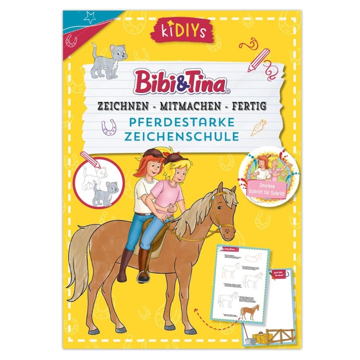Bibi und Tina: Pferdestarke Zeichenschule – Zeichnen – Mitmachen – Fertig